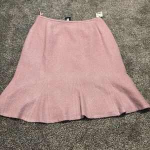 Kasper Petite Ritz Mauve Tulip Skirt Sz 8 NWT Work Career Date Night Feminine